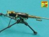 Aber 35L-091 Early barrel to U.S. cal .50 (12,7mm) heavy machine gun Browning M2 HB 1/35
